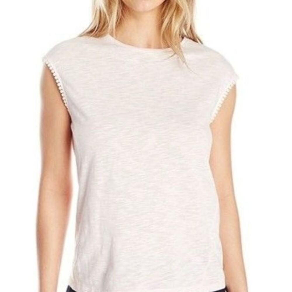 Ted Baker London Tinah Pink Crew Neck Slub Tee Shirt (Ted size 2=US size 4/6) …